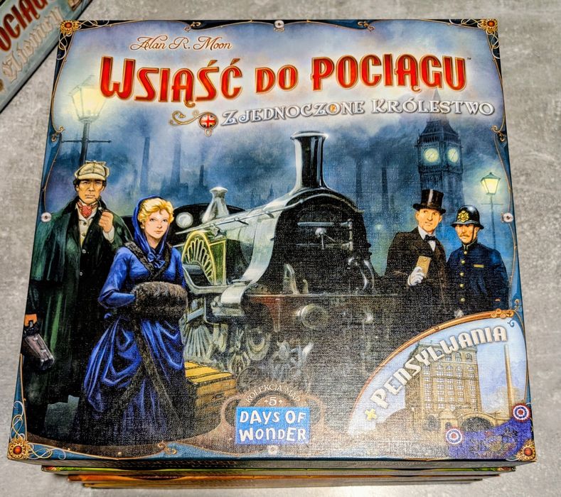 Zjednoczone Królestwo i Holandia dwa dodatki do gry Wsiąść do pociągu