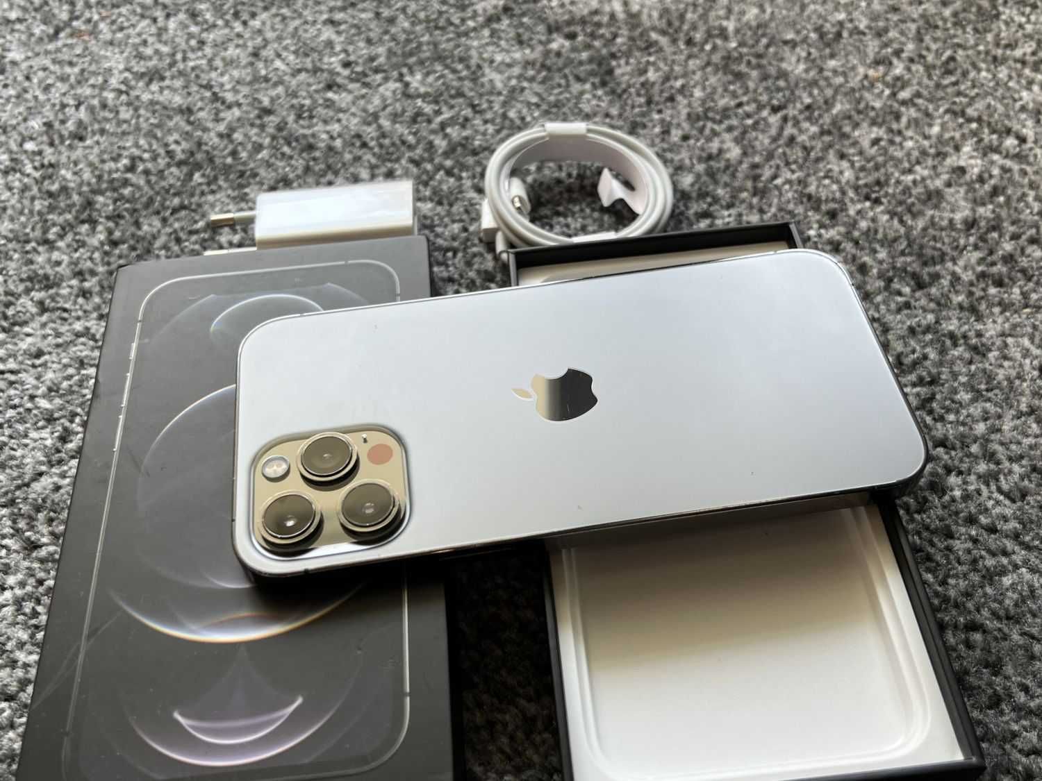 iPhone 12 Pro Max 128GB SPACE GREY SZARY Grafitowy Bateria 98% GW FV