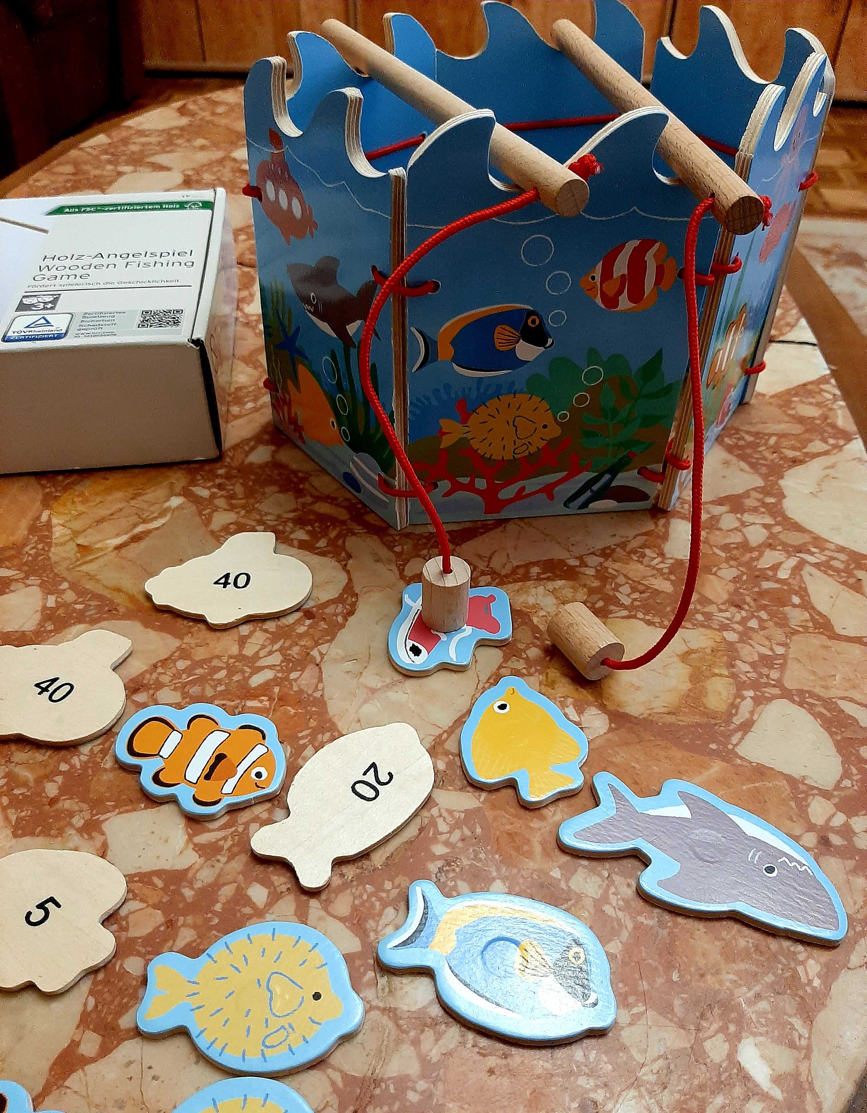 Развивающая детская игрушка "Рыбалка+математика". Германия