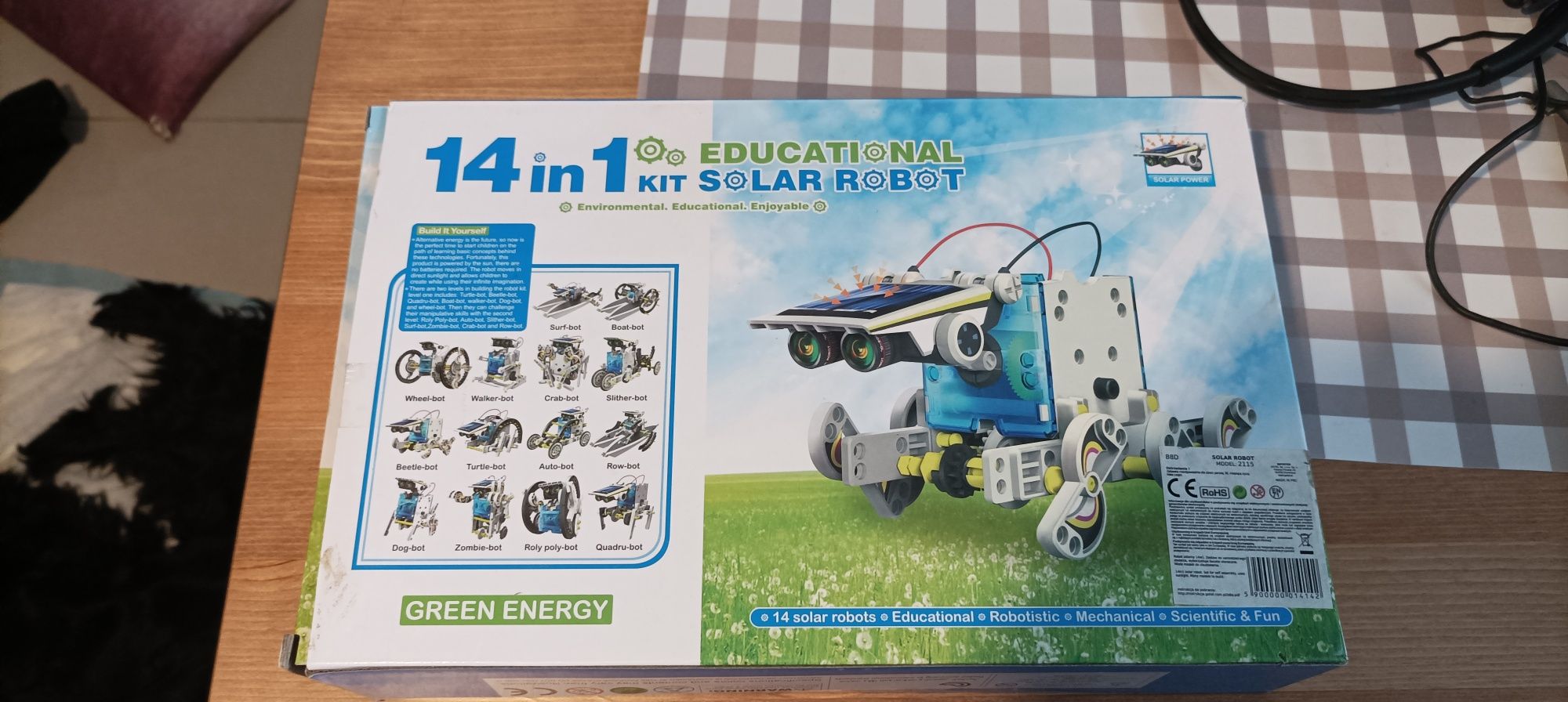 Solarny Robot Zestaw konstrukcyjny 14w1