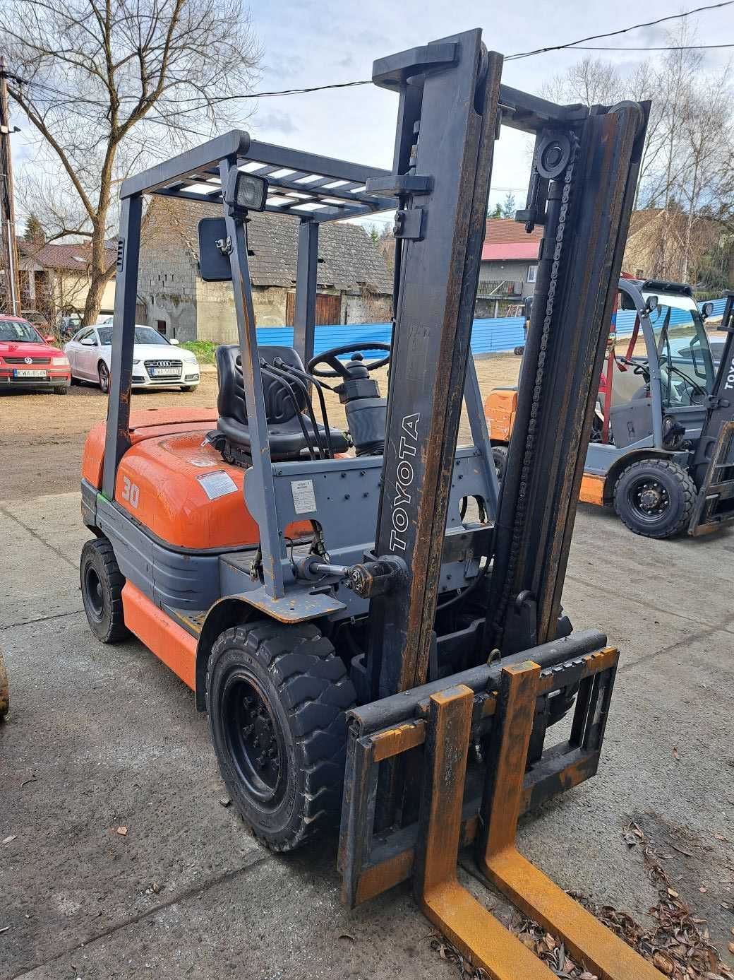 Wózek widłowy Toyota 02-6FDF30, 3t, diesel, Duplex 3,5m, Automat, UDT