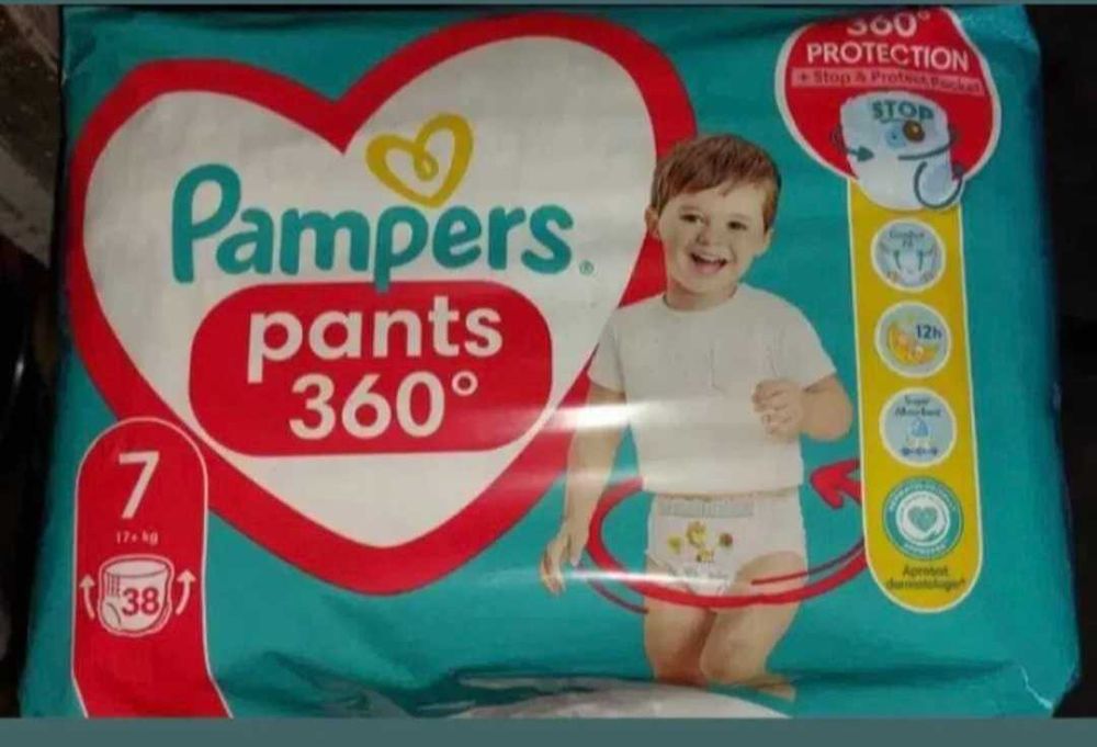 Pieluszki pampers pants 7 76szt