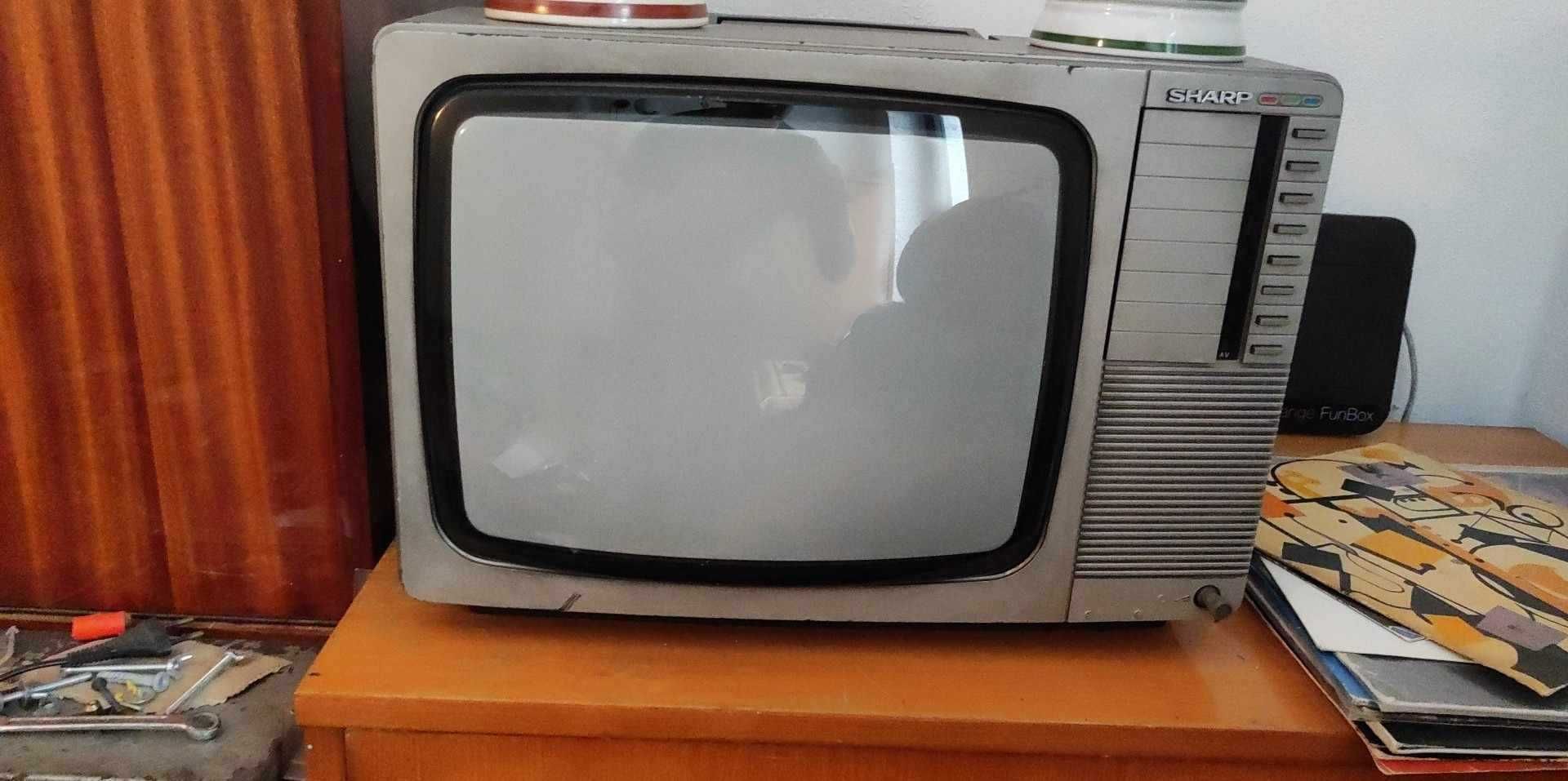 stary telewizor Sharp C-1401GS