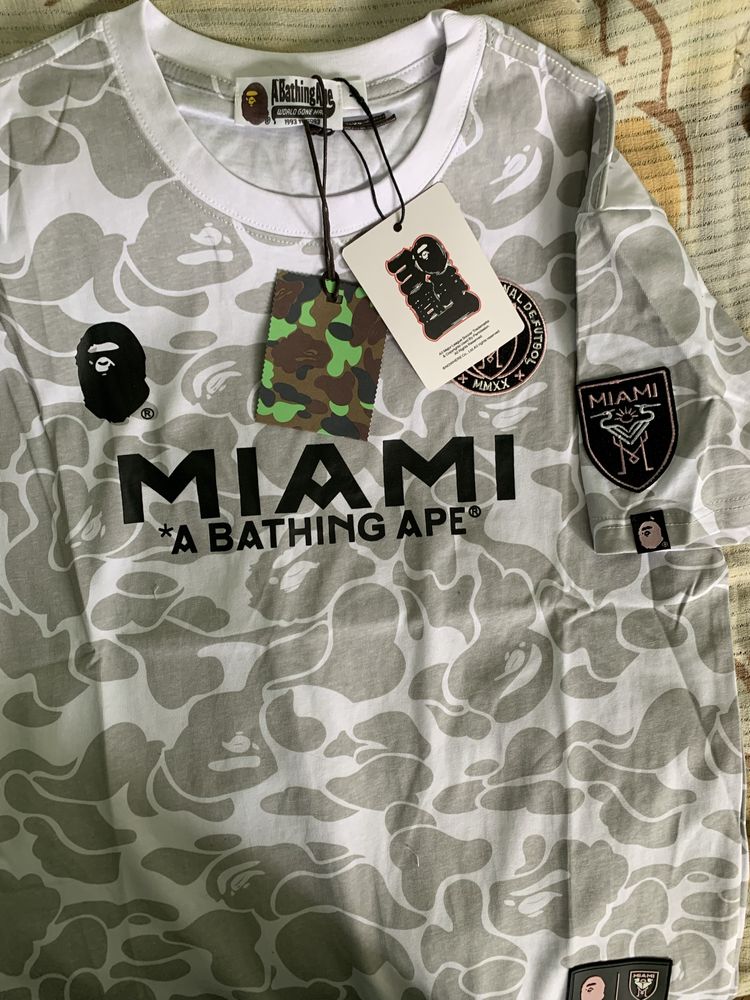 Футболки Bape Miami бейп футболка з номером