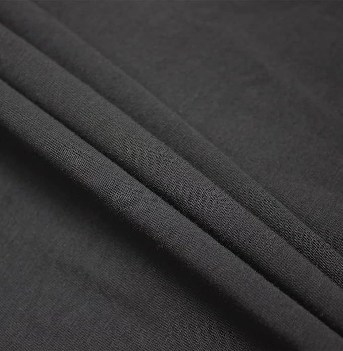 FICUHGOC Taktyczna Męska Koszulka Długi Rękaw Ciepła Czarna XL