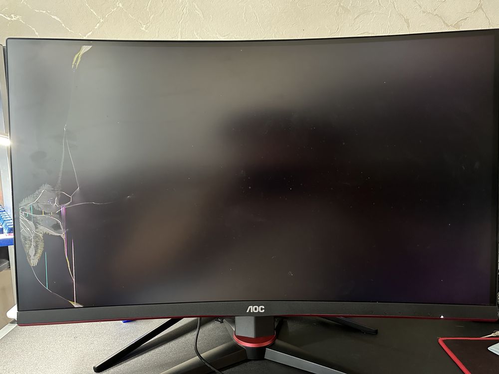 СЛОМАННЫЙ монитор AOC CQ27G2U 27" (144Hz, 2K) | Ремонт