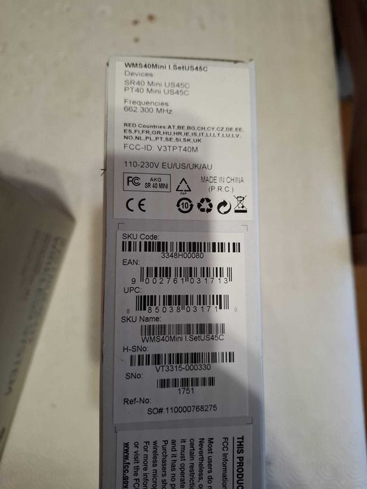 AKG WMS 40 Mini Instrument Set + MICRO AKG CK 97 L B-Stock (COMO NOVO)