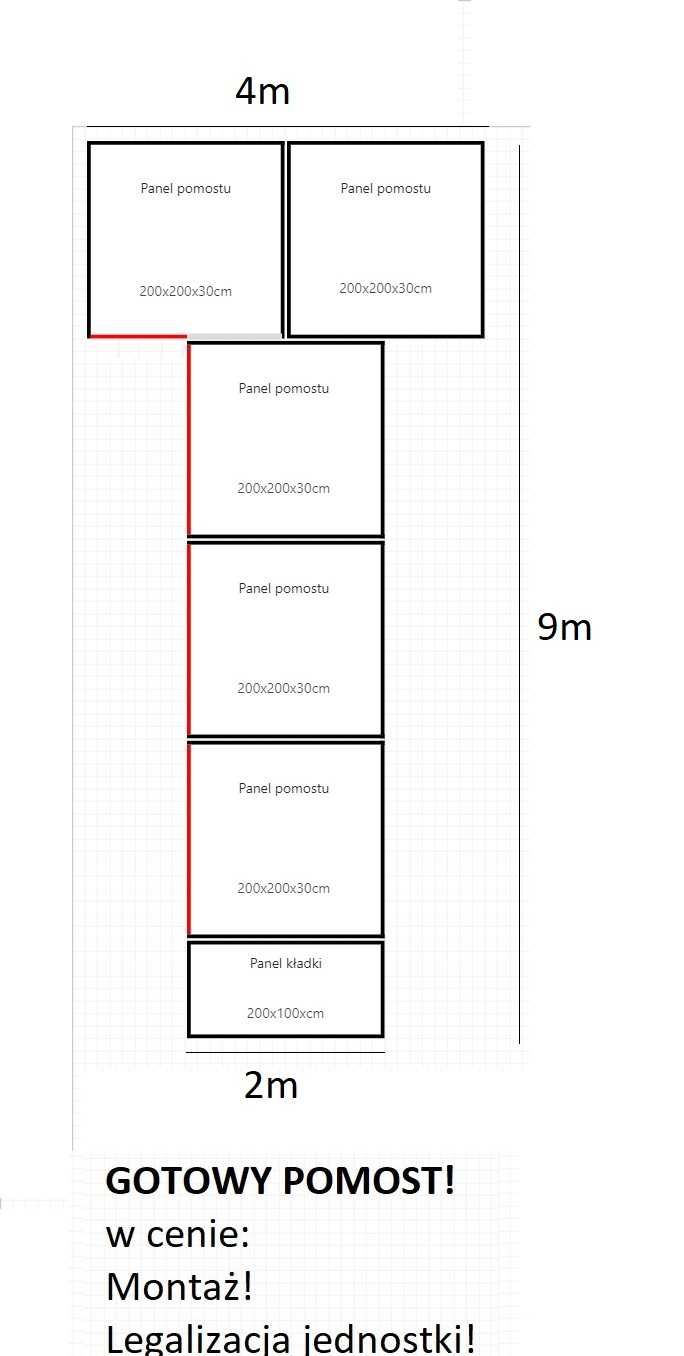 Pomost Pływający Pomosty Pływające Platforma Wyspa Rower wodny molo