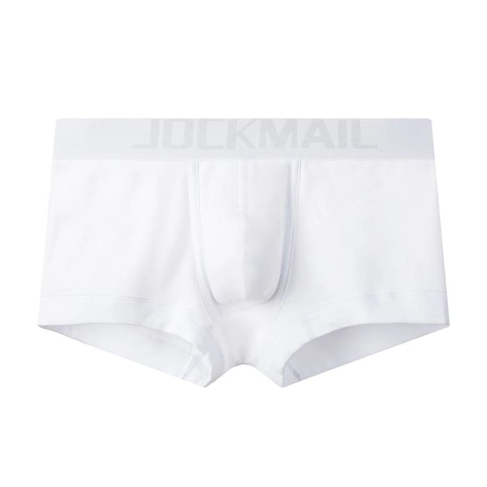 Męskie bawełniane bokserki z ringiem efekt PUSH-UP - JOCKMAIL - XXL