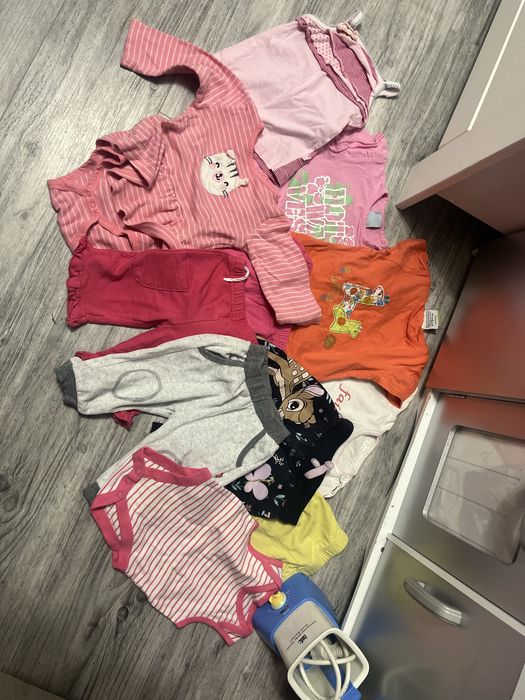 Ubranka + podgrzewacz do mleka