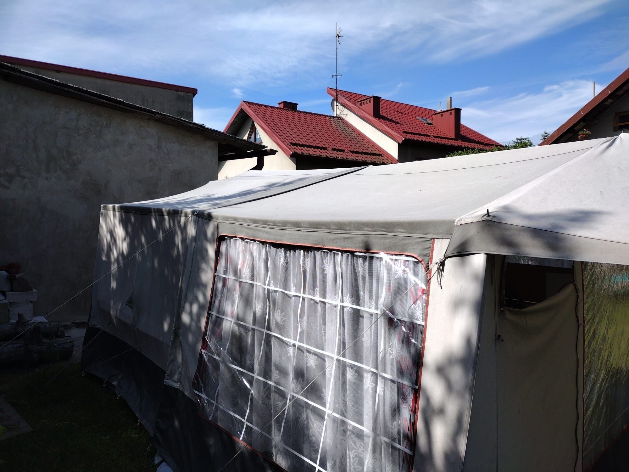 Kemping namiot przyczepa