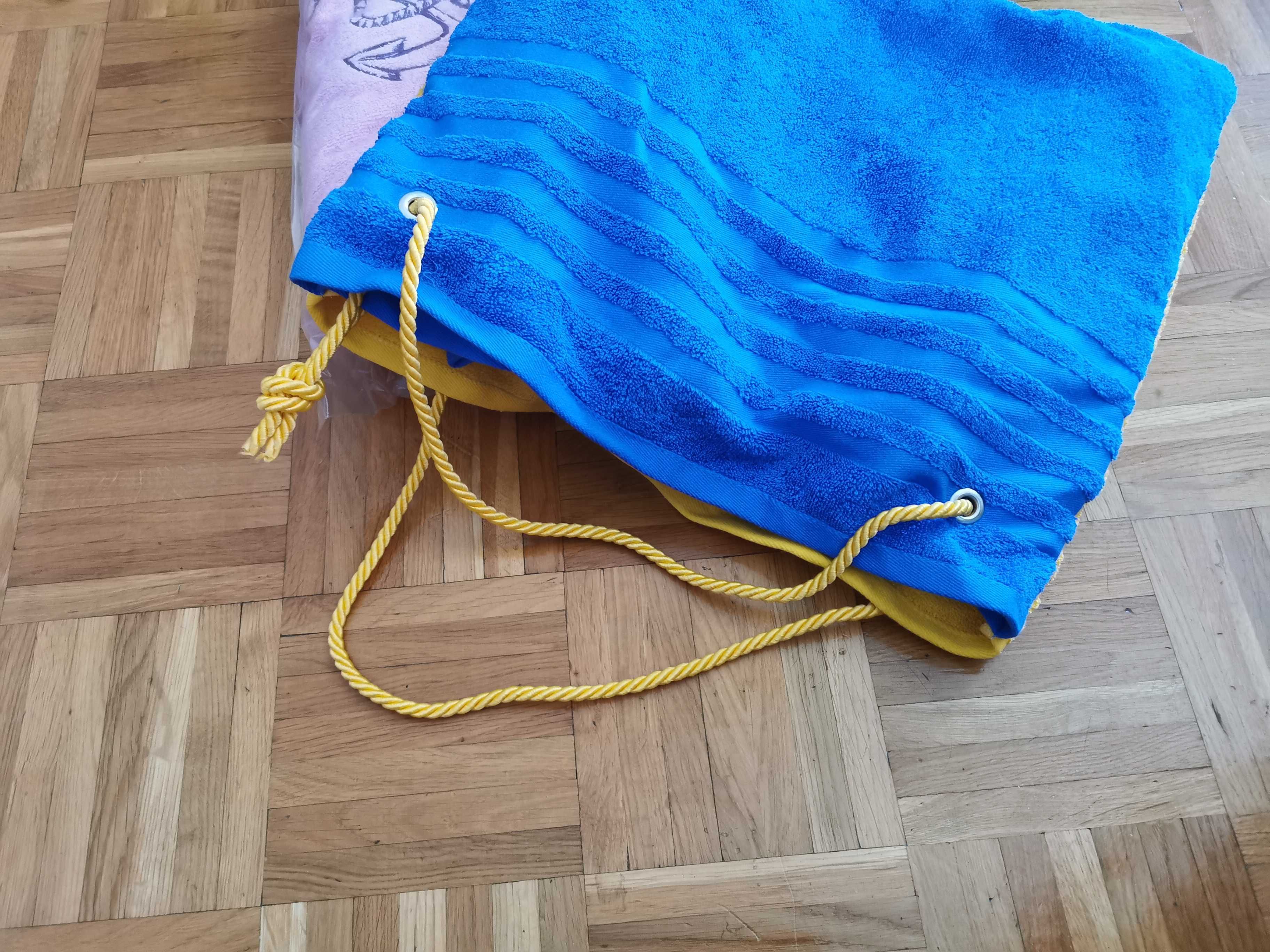 Praktyczna torba- ręcznik 2w1 zestaw