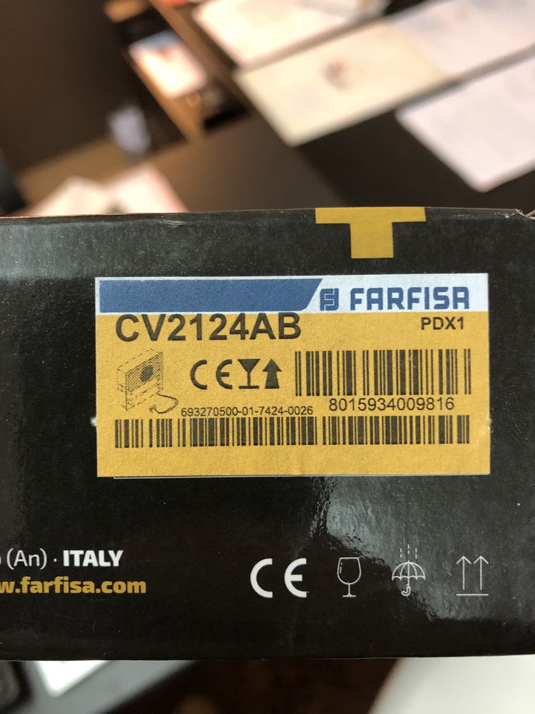 Vendo  kit video porteiro da marca italiana FARFISA