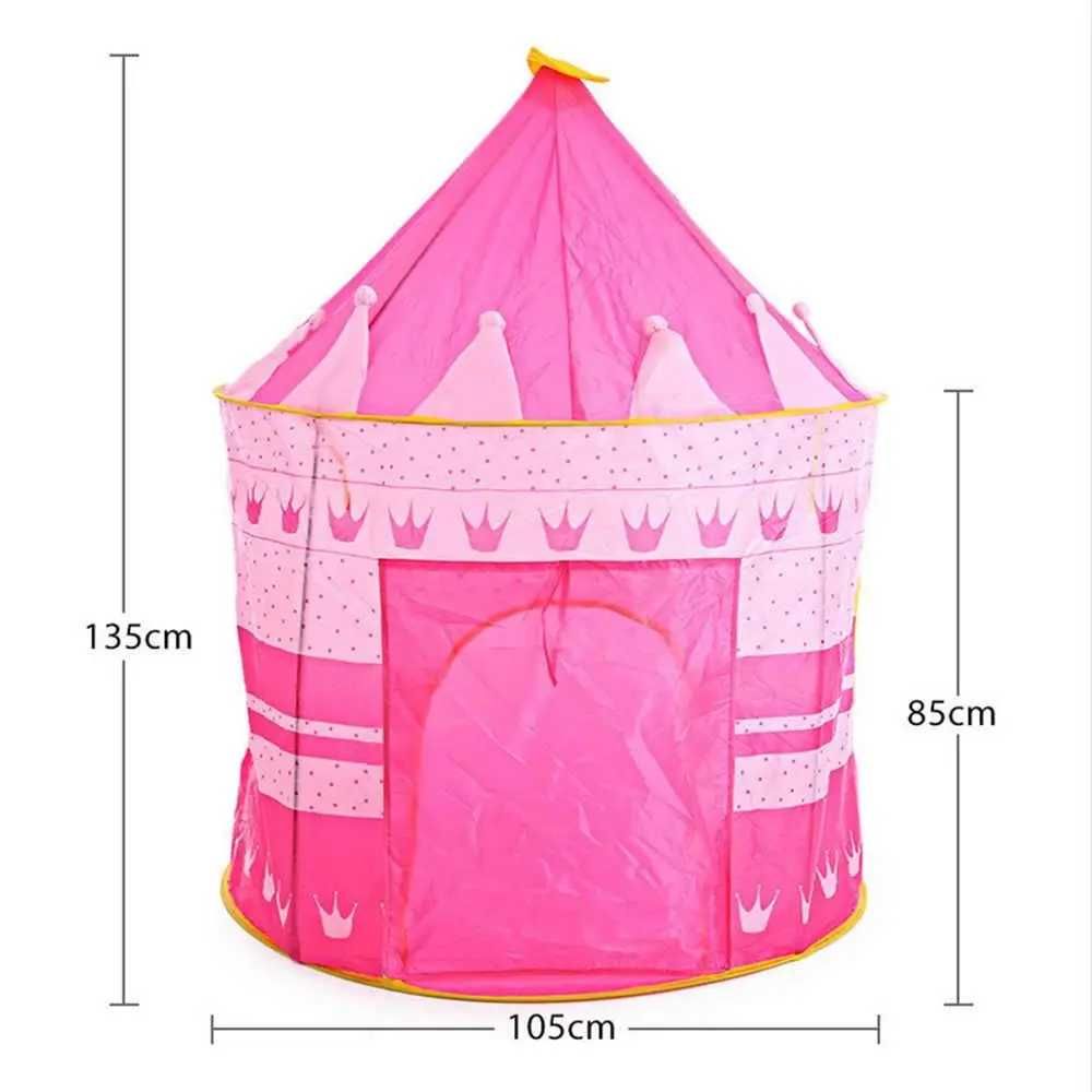 Детская палатка шатер домик замок Розовый