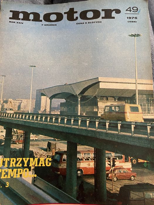 Motor ilustrowany magazyn motoryzacyjny PRL gazeta moto motor 1975