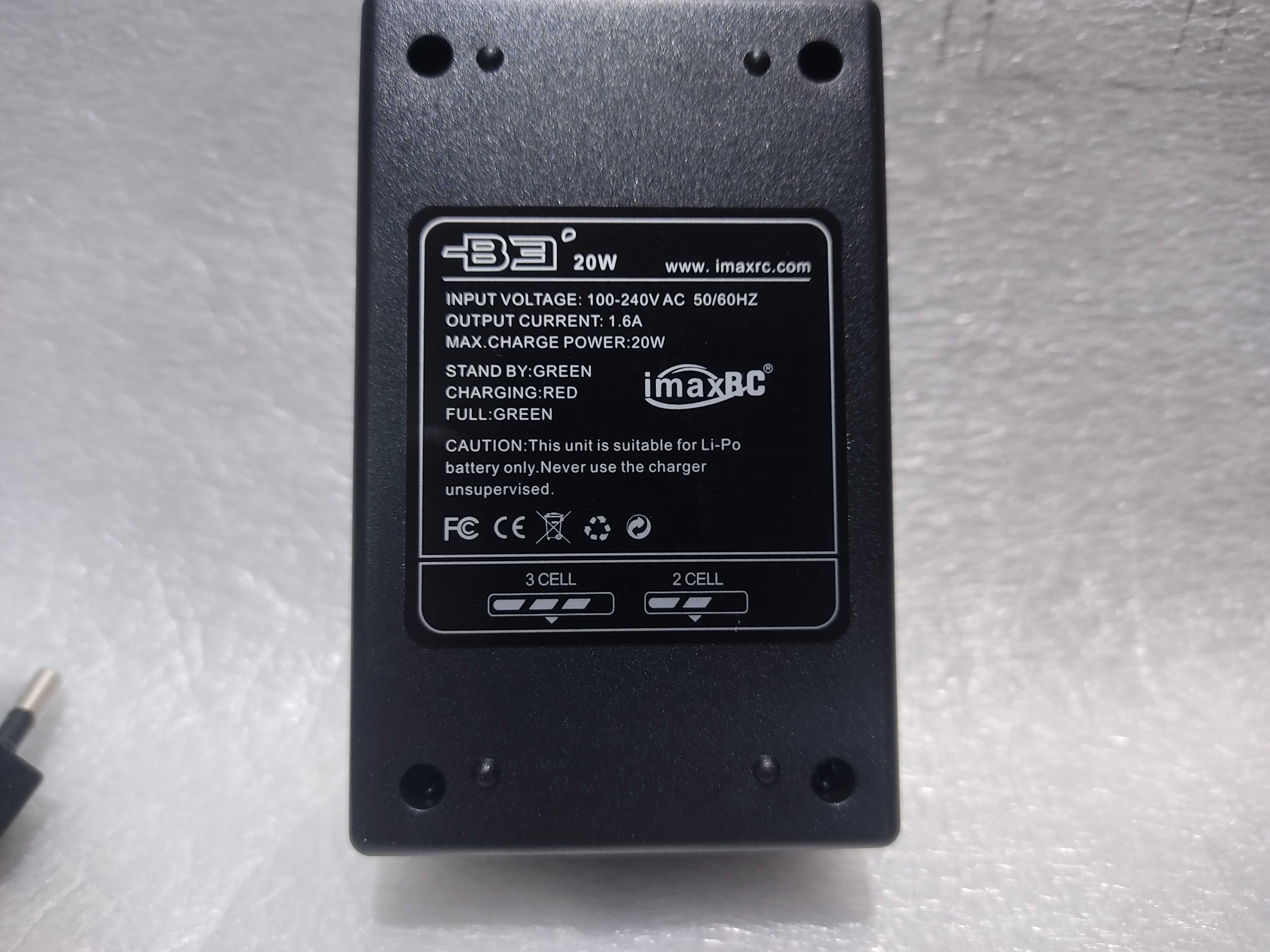Зарядний пристрій Imax RC B3 2S 3S 10W 20W 7.4V 11.1V (8.4V 12.6V) HV