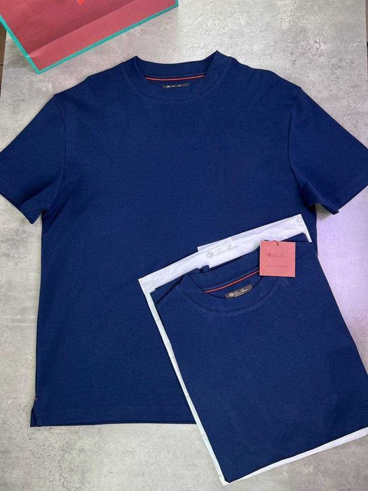 Мужская футболка Loro Piana футболка с вышивкой Лоро Пиана f664