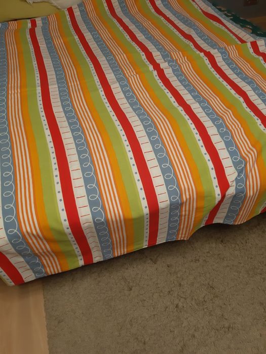 Poszewka paski tęcza kolekcja cepelia ikea pościel łowickie pasy home