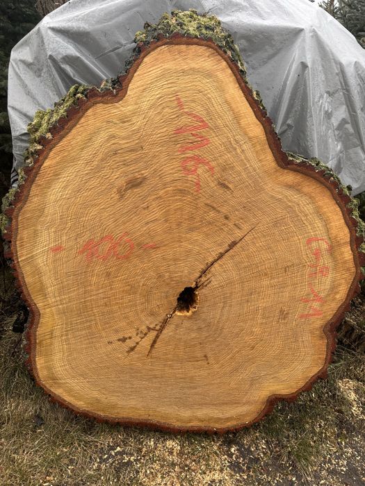 Duze plastry na stoliki