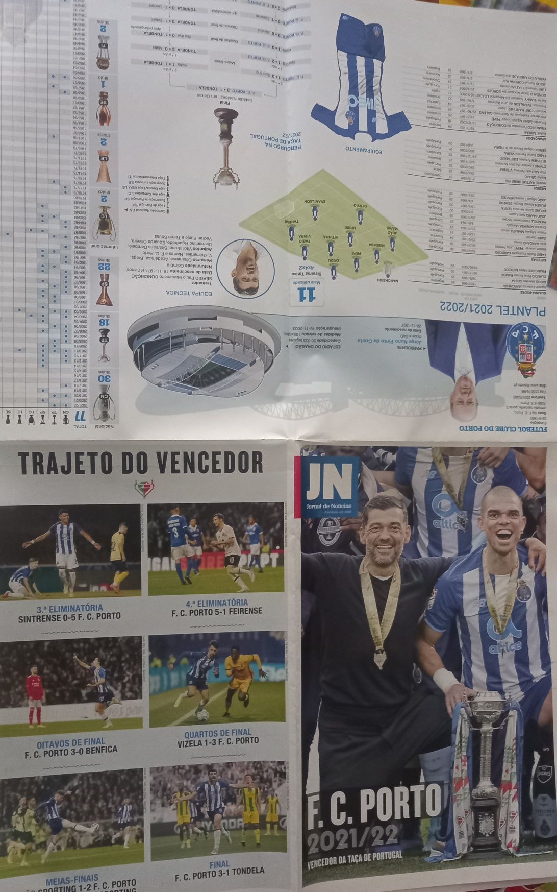 poster F. C. Porto vencedor Taça Portugal 2021/22