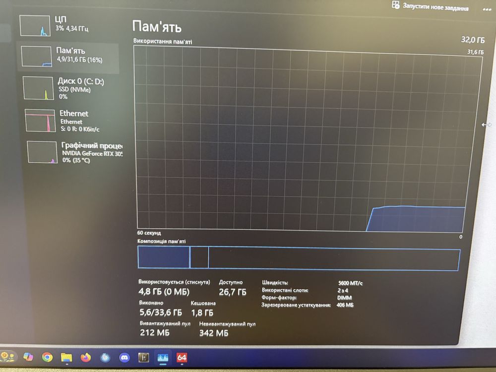 ОЗУ Kingston FURY 32 GB (2x16GB) DDR5 5600 MHz RGB (KF556C36BBEAK2-32)