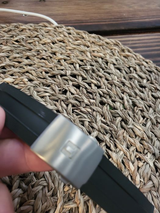 Bracelete Tiissot Touch Solar borracha com fecho em Titânio (novo)