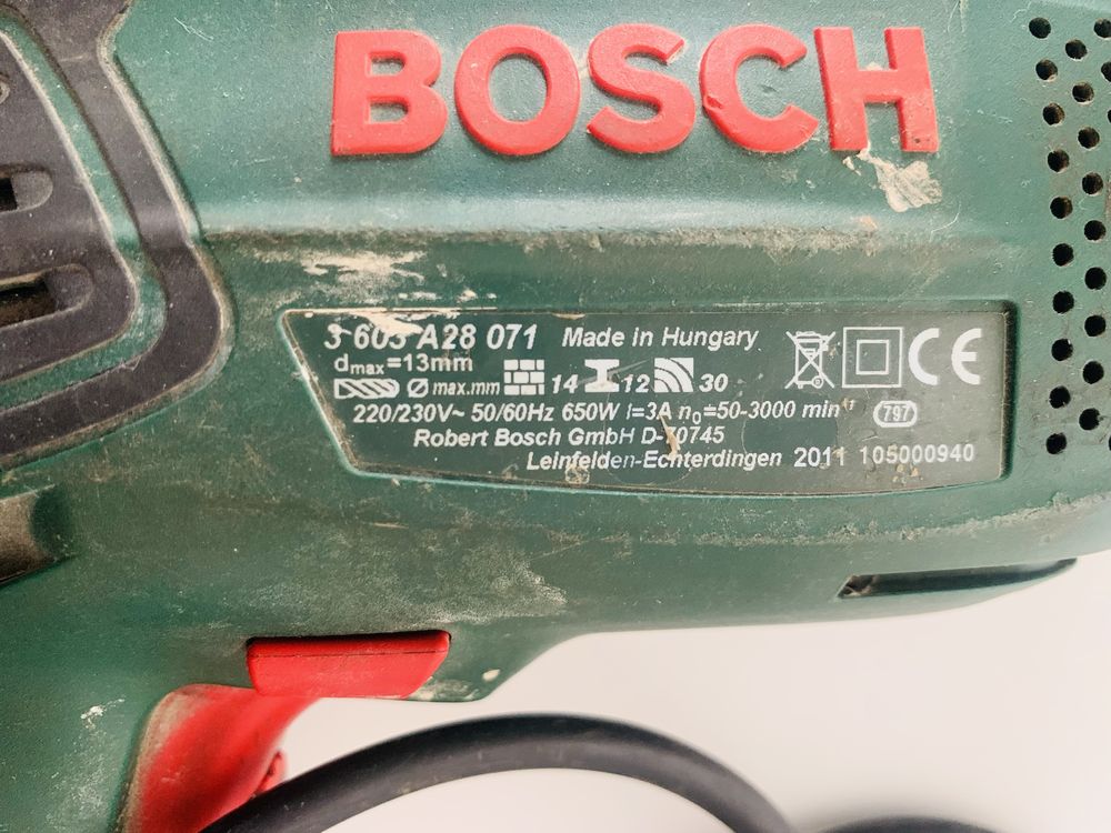 Дриль ударний Bosch PSB 680 RE (дрель)