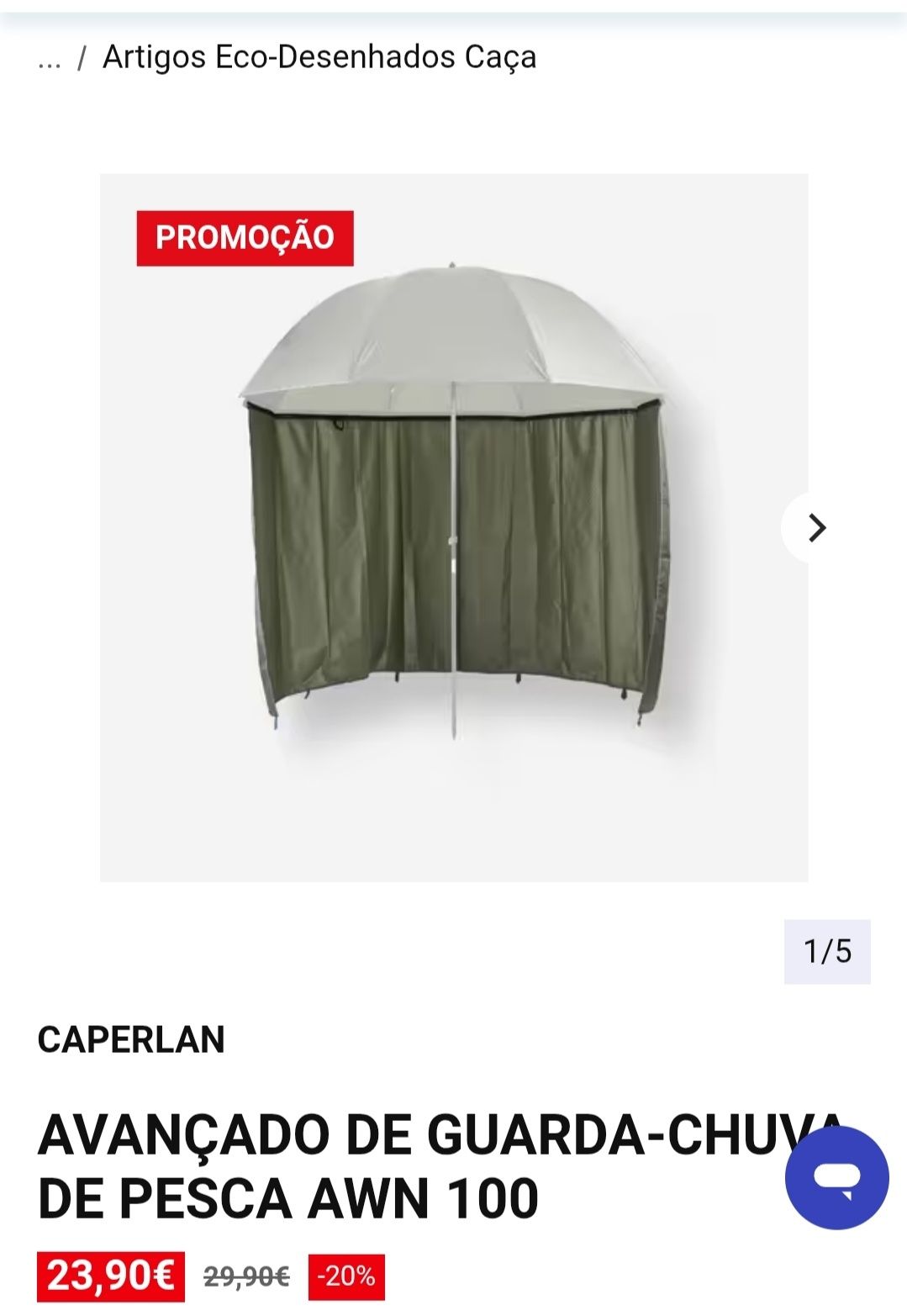 Avançado para guarda-chuva de pesca Decathlon