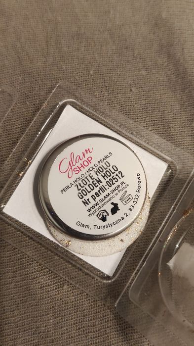 Glam shop złote holo