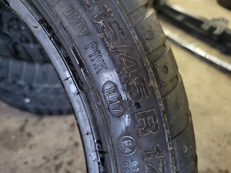 Dwie opony continental sportContact2 215/45 17