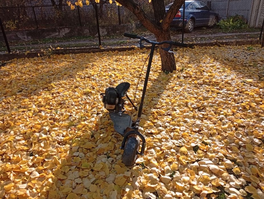 самокат на бензиновом двигателе 50сс