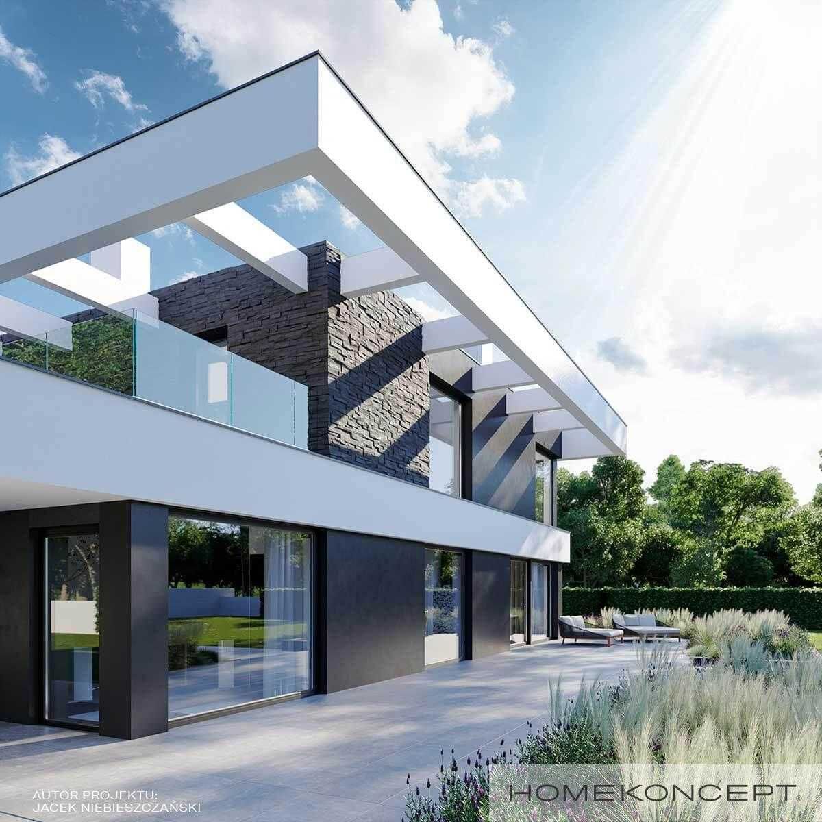 Gotowy projekt domu - Home Koncept 37 Dom o powichrzeni 186,56 m2