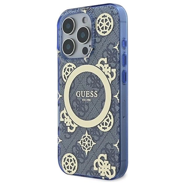 Guess GUHMP16XH4PYEEB iPhone 16 Pro Max 6.9" niebieski/blue hardcase I