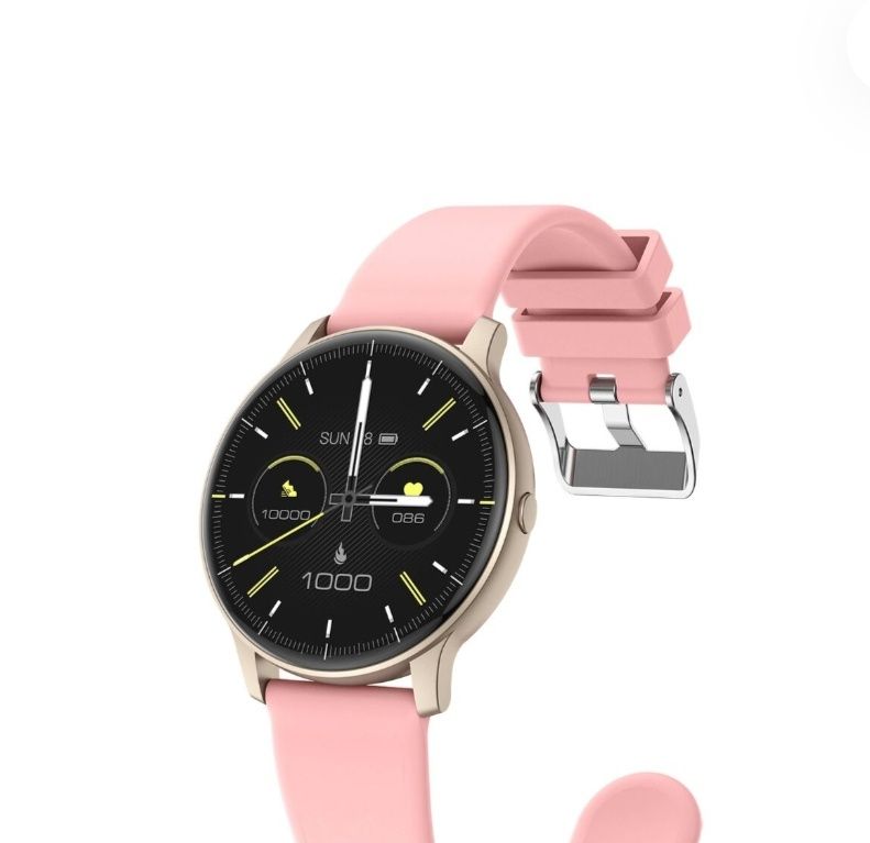 Smartwatch damski różowy