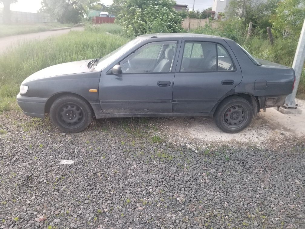 Nissan sunny n14 на полном ходу