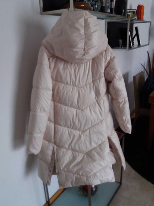 Kispo branco gelo comprido com capuz