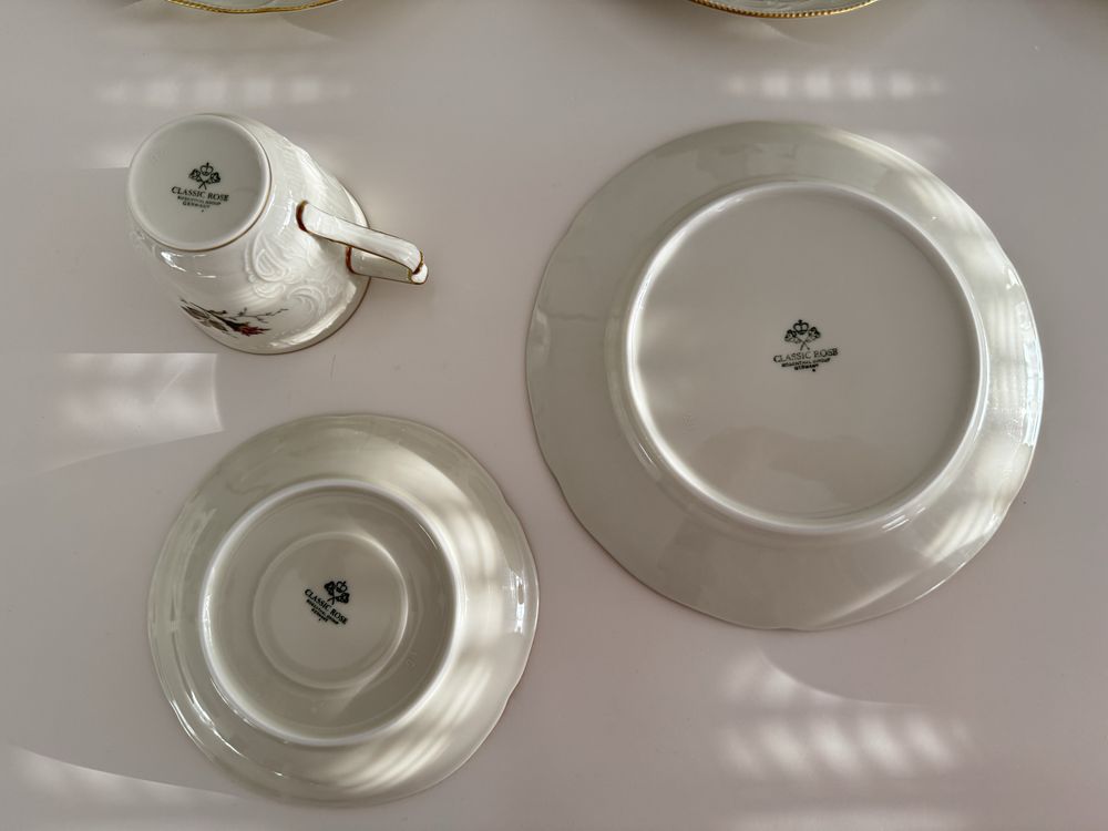 Filiżanka zestaw śniadaniowy Rosenthal Sanssouci Ramona Ecru