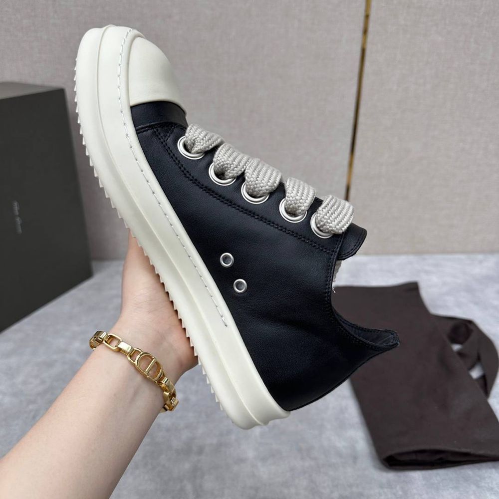 Rick Owens Jumbo Lace Low/DRKSHDW/Шкіряні Кеди Rick Owens/40-43