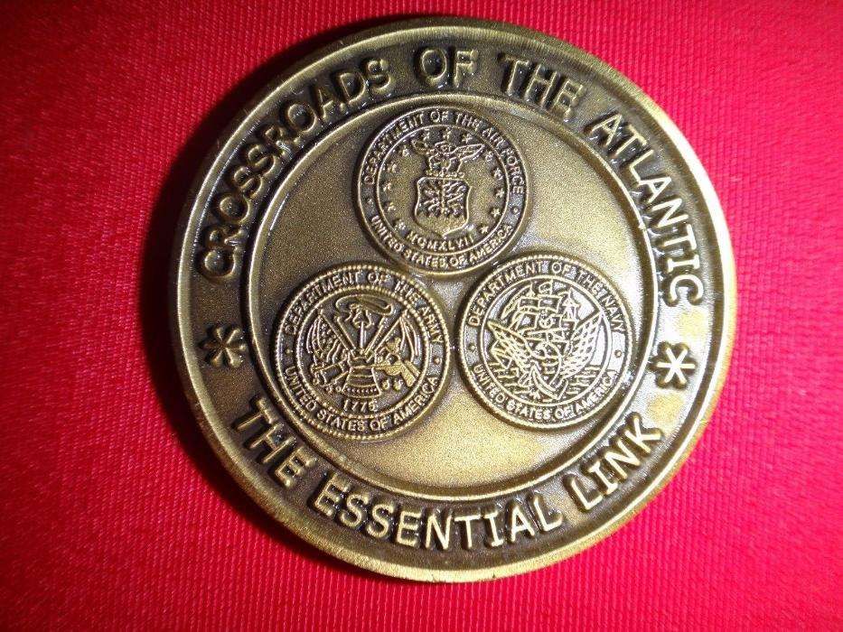 Medalha da Base Aérea das Lajes- US 65th Medical Group (PORTES GRÁTIS)