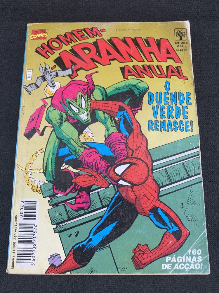 Lote de 5 Revistas Edições especiais/extra/anuais Homem Aranha