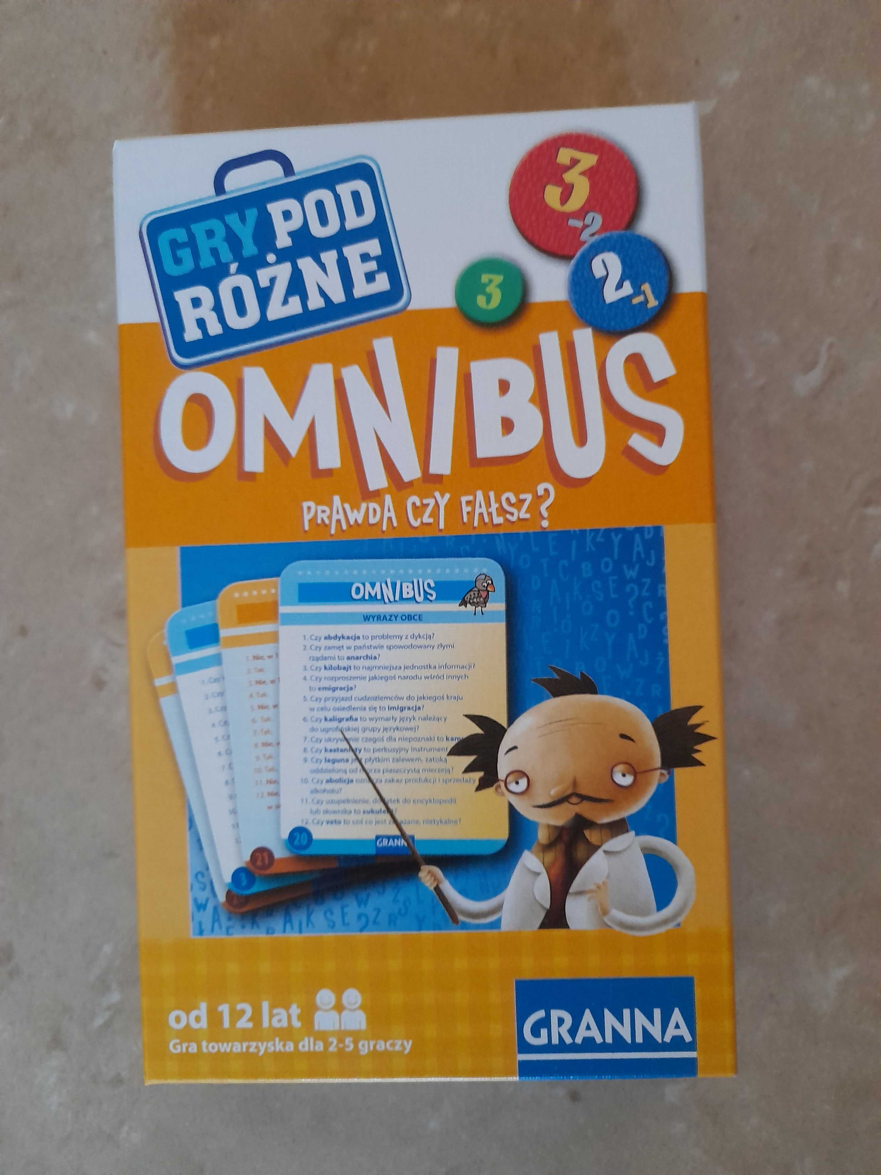 gra karciana OMNIBUS 12+ , Granna