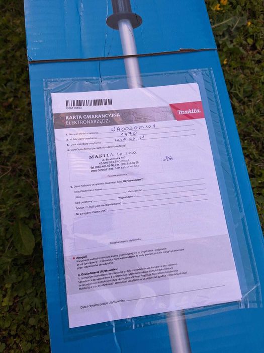 MAKITA Okrzesywarka Piła z Wysięgnikiem 40V XGT UA003GM101 30cm 4,0Ah