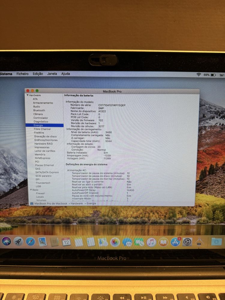 Macbook pro 13 (Mid 2012)