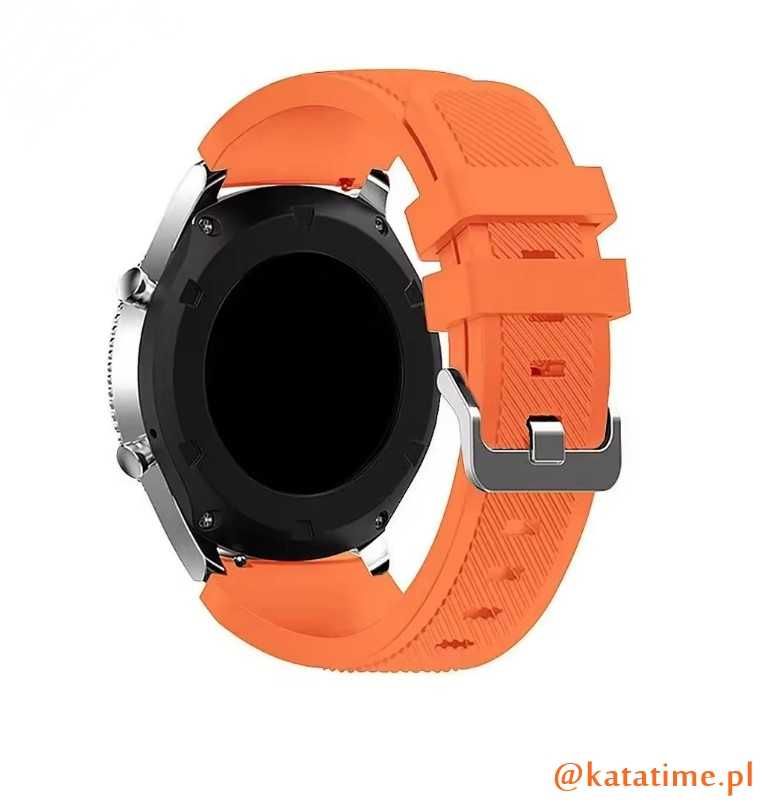 Gumowy silikonowy pasek do zegarka 20 i 22 mm - 16 kolorów