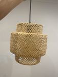 Candeeiro teto bambu - ikea sinnerlig