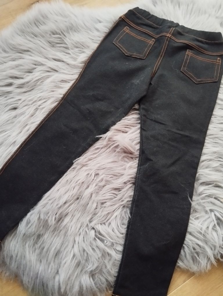 Czarne legginsy 122 Sesto Senso jeans