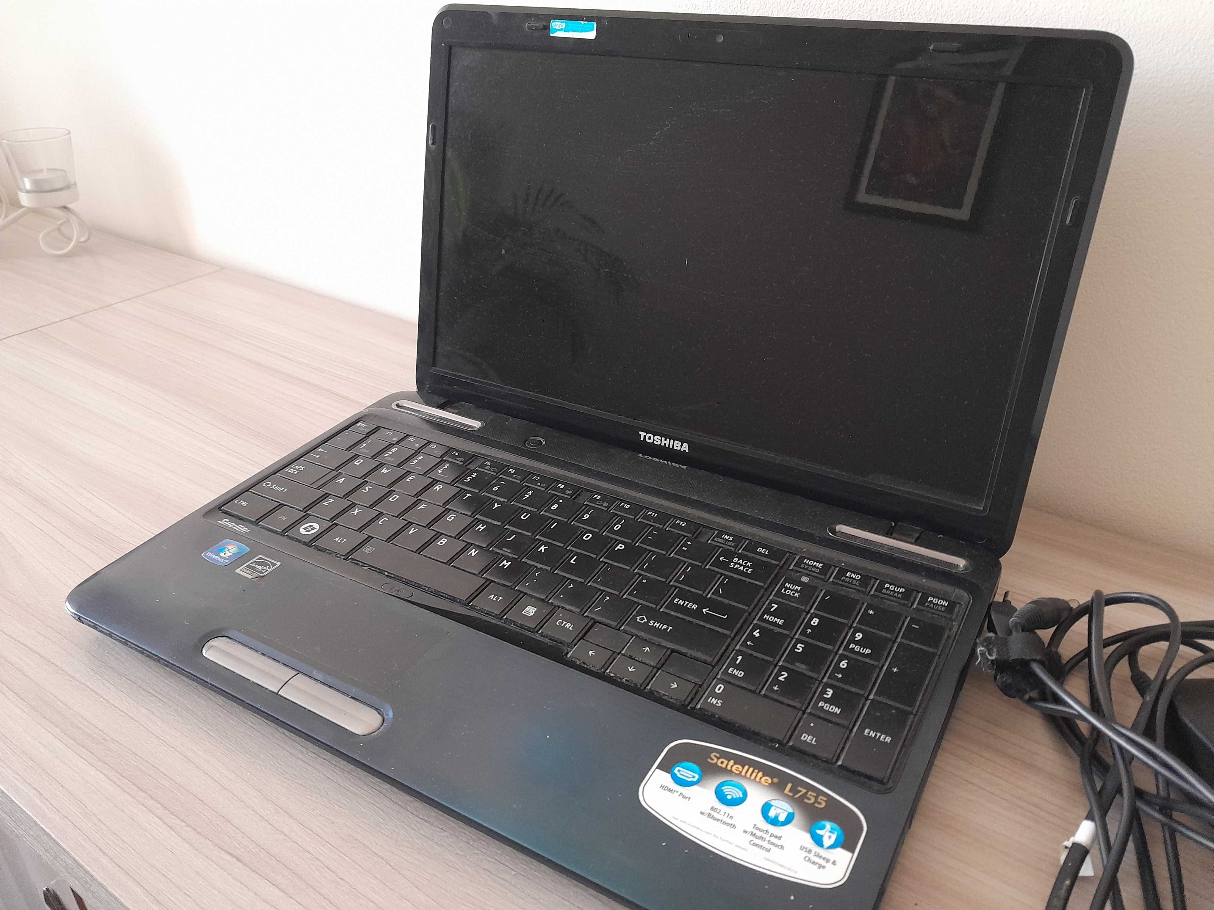 Laptop Toshiba L755D-S5130 - wyprzedaż garażowa - Gorzów Wlkp