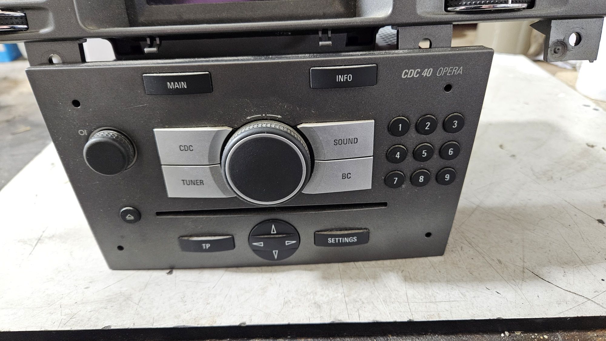 Radio CDC 40 opera opel vectra c signum komplet wyświetlacz