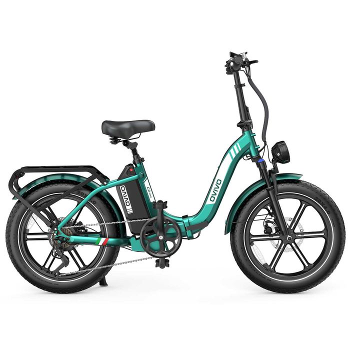 Rower elektryczny Ovivo C2 Pro - składak, zasięg ponad 100 km, fatbike