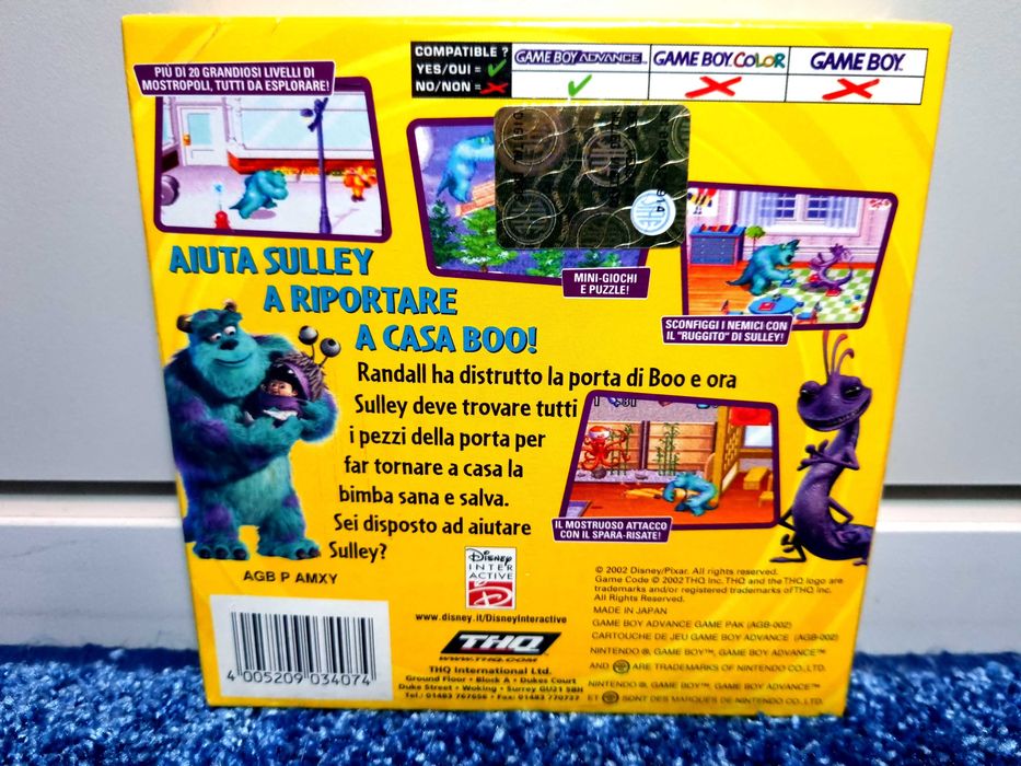 Disney Monsters, Inc - Game Boy Advance - EU-PAL